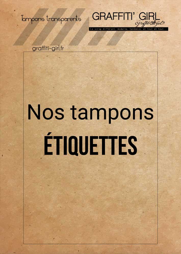 Tampon tags étiquettes tâches XL T153