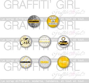 Badges "Cury Jolie"