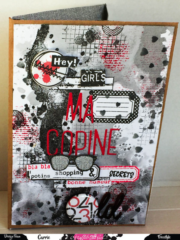 pochette créative en scrapbooking pour copines