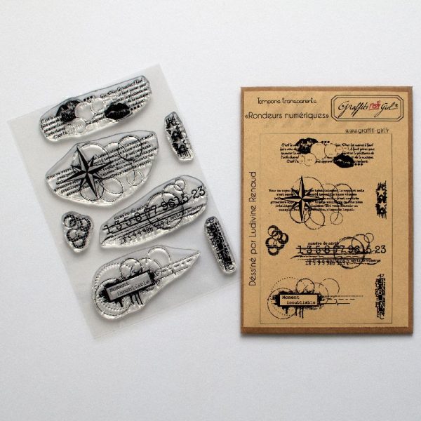 Tampons En Silicone Transparents 10x10 Cm - Motifs Et Mots Français - Pour Scrapbooking, Cartes Et Art Journal