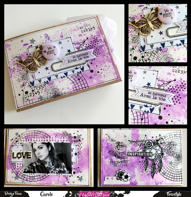 tuto album scrapbooking milady